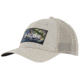 HUK 205S KScott Hat with Bass and Blue Patch, Khaki H3000037KHKML