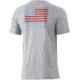 HUK Performance Fishing Bars Tee - Men's, Heather Grey, XXL, H1000332-033-XXL