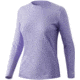 HUK Performance Fishing Icon X L/S Shirt - Womens, Lavender, M, H6120083-531-M