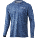HUK Performance Fishing Icon X Running Lakes Hoodie - Men's, Titanium Blue, M, H1200393-428-M