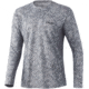 HUK Performance Fishing Icon X Running Lakes L/S Shirt - Mens, Overcast Grey, S, H1200394-032-S