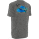 HUK KScott Happy Hour Tee, True Grey Heather, XXXL H1000030TGHXXXL