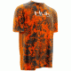 HUK Mens Kryptek Icon Short Sleeve, Kryptek Inferno H1200024IFOXXXL