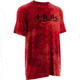 HUK Mens Kryptek Short Sleeve Tee Shirt, Kryptek Red H1200088GRDS