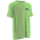 HUK Mens KScott On the Dredge Tee, Heather Neon Green H1000069HNGXXXL