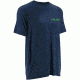 HUK Mens Kscott Walleye Attack T-Shirt, Heather Navy H1000076HNVXL