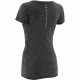 HUK Oval Ladies Vneck T, Dark Grey Heather, Extra Small H1000048DGHXS