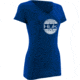HUK Oval Ladies Vneck T, Royal Heather, Extra Small H1000048RYHXS