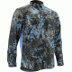HUK Performance Fishing Mens Kryptek Phenom Long Sleeve Shirt, Kryptek Neptune, H1500021NEPS