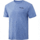 HUK Performance Fishing Americana Flag Short Sleeve Tee - Mens, Carolina Blue Heather, Medium, H1000238-425-M