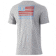 HUK Performance Fishing And Bars Tee - Kids, Heather Grey, YM, H7100042-033-YM