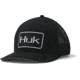 HUK Performance Fishing Angler Trucker Stretch Mesh Hat - Mens, Black, One Size, H3000232-001-1
