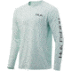 HUK Performance Fishing Bally Hoo Pursuit Long Sleeve T-Shirt - Mens, Seafoam, Small, H1200238-350-S