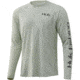HUK Performance Fishing Bass Pursuit Long Sleeve Graphic T-Shirt - Mens, Fog Green, Extra Large, H1200239-331-XL