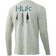 HUK Performance Fishing Bass Pursuit Long Sleeve Graphic T-Shirt - Mens, Fog Green, Extra Large, H1200239-331-XL