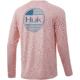HUK Performance Fishing Blue Americana Flag Pursuit Graphic T-Shirt - Mens, Seashell Pink, Large, H1200245-682-L