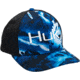 HUK Performance Fishing Camo Trucker Stretch Headwear, Cap - Mens, Hydro Reflex, Large - Extra Large, H3000186-468-LXL