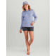 HUK Performance Fishing Coldfront Pullover Hoodie - Womens, Lghtng Sky Hthr, Large, H6130023-463-L