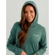 HUK Performance Fishing Coldfront Pullover Hoodie - Womens, Nrth Atlnc Hthr, Small, H6130023-367-S