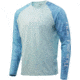 HUK Performance Fishing Current Camo Double Header Long Sleeve T-Shirt - Mens, Boca Grande, Small, H1200230-446-S