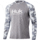 HUK Performance Fishing Current Double Header Long Sleeve - Men's, Storm, Large, H1200349-039-L