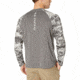 HUK Performance Fishing Fishing Long Sleeve Double Header Top - Men's, Iron, Large, H1200136-012-L