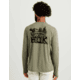 HUK Performance Fishing Drift Graphic Crew Shirt -Mens, Long Sleeve, Heather Moss, Small, H1200709-318-S