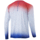 HUK Performance Fishing Flare Fade Long Sleeve - Men's, Americana, Large, H1200342-695-L