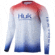 HUK Performance Fishing Flare Fade Long Sleeve - Men's, Americana, Large, H1200342-695-L