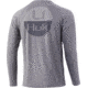 HUK Performance Fishing Horizon Lines Pursuit Long Sleeve - Men's, Sharkskin, Medium, H1200370-028-M