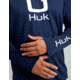 HUK Performance Fishing Huk Icon Crew Long Sleeve Shirt Naval Academy 2XL C98F4773, ATH1200573413M
