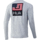 HUK Performance Fishing HUKd Up Americana Pursuit - Mens, Glacier, Small, H1200298-051-S
