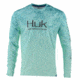 HUK Performance Fishing Icon Camo Fade Tops, Long Sleeve - Mens, Shallows, Small, H1200155-365-S