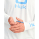 HUK Performance Fishing Icon Long Sleeve Performance Crew - Mens, White, 2XL, H1200573-100-XXL