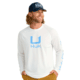 HUK Performance Fishing Icon Long Sleeve Performance Crew - Mens, White, 2XL, H1200573-100-XXL