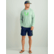 HUK Performance Fishing Icon Performance Hoodie - Mens, Fog Green, Extra Large, H1200574-315-XL