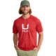 HUK Performance Fishing Icon Short Sleve Crew - Mens, Channel Marker, 2XL, H1200572-624-XXL