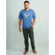 HUK Performance Fishing Icon Short Sleve Crew - Mens, Quiet Harbor, Large, H1200572-445-L