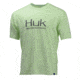 HUK Performance Fishing Icon SS Tops, Short Sleeve - Mens, Key Lime, Large, H1200137-336-L