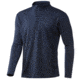 HUK Performance Fishing Icon X Coldfront 1/4 Zip - Men's, Large, Sargasso Sea Heather, H1200451-416-L