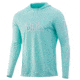 HUK Performance Fishing Icon X Hoodie - Men's, Seafoam, Small, H1200139-350-S