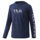 HUK Performance Fishing Icon X Hoodie Solid - Youth, Sargasso Sea, Extra Small, H7120044-409-YXS