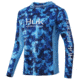HUK Performance Fishing Icon X KC Refraction Camo Hoodie - Mens, San Sal, Small, H1200287-471-S