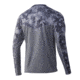 HUK Performance Fishing Icon X KC Refraction Camo Long Sleeve Shirt - Mens, Storm, Extra Large, H1200285-039-XL