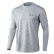 HUK Performance Fishing Icon X Long Sleeve - Men's, Overcast Grey, Extra Large, H1200386-032-XL