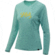 HUK Performance Fishing Icon X Long Sleeve Top - Womens, Bright Teal, Large, H6120018-442-L