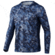 HUK Performance Fishing Icon X Tide Change Hoodie - Men's, Atlantic, Medium, H1200390-997-M