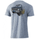 HUK Performance Fishing KC 250 Style Tee - Men's, Ice Blue Heather, Extra Large, H1000312-458-XL