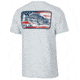 HUK Performance Fishing KC Painted Stripes Tee - Mens, White, Small, H1000485-100-S