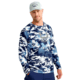 HUK Performance Fishing KC Print Icon Performance Crew - Mens, Marolina Blue, 2XL, H1200585-420-XXL